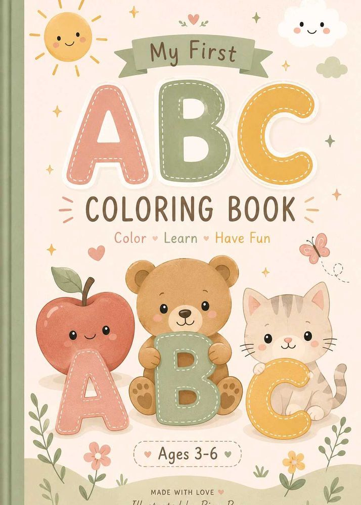 My First ABC Coloring Book