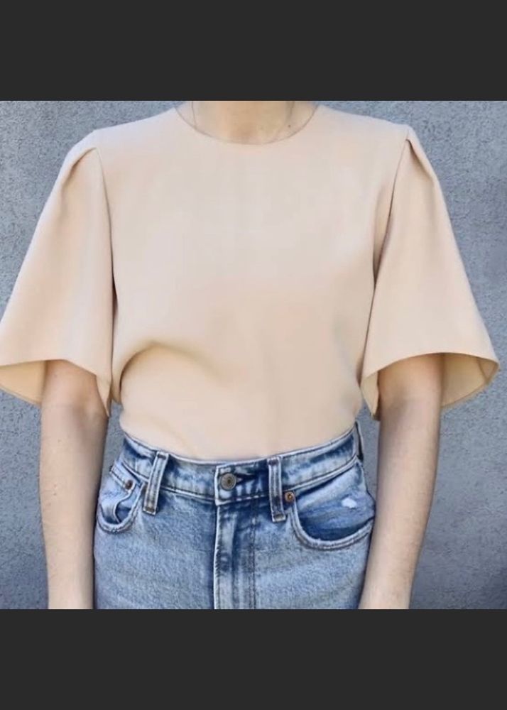 Zara Beige Top