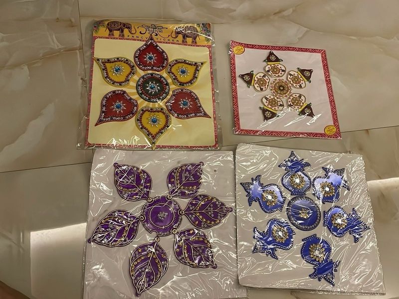 Decorative Sticker Set of 4