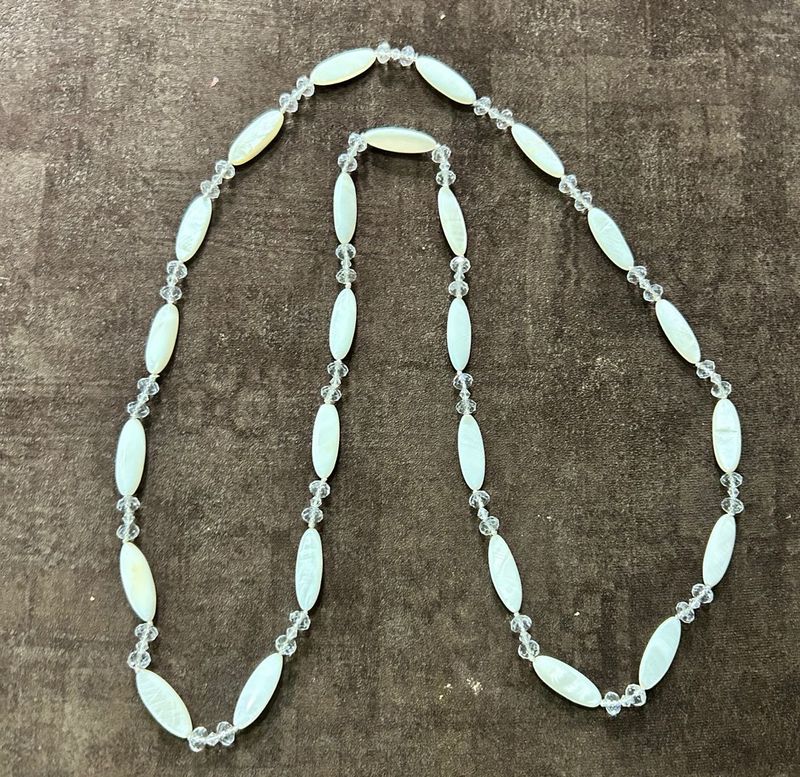 Beaded waist chain / layered necklace
