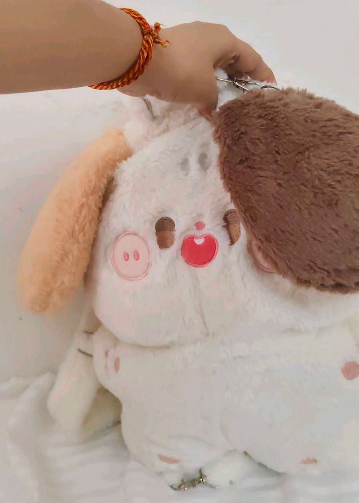 Cute Plush Dog Backpack