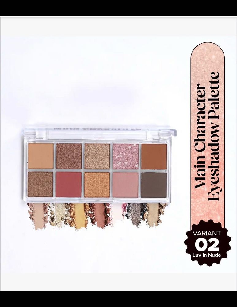 Main Character Eyeshadow Palette - Luv in Nude