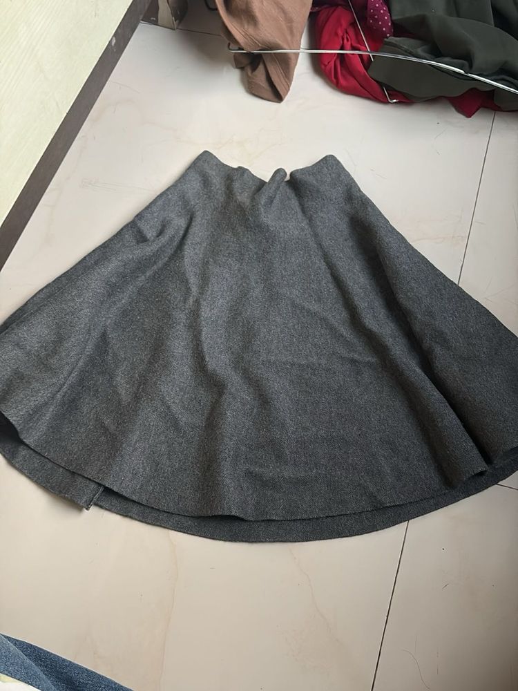 Gray Skirt