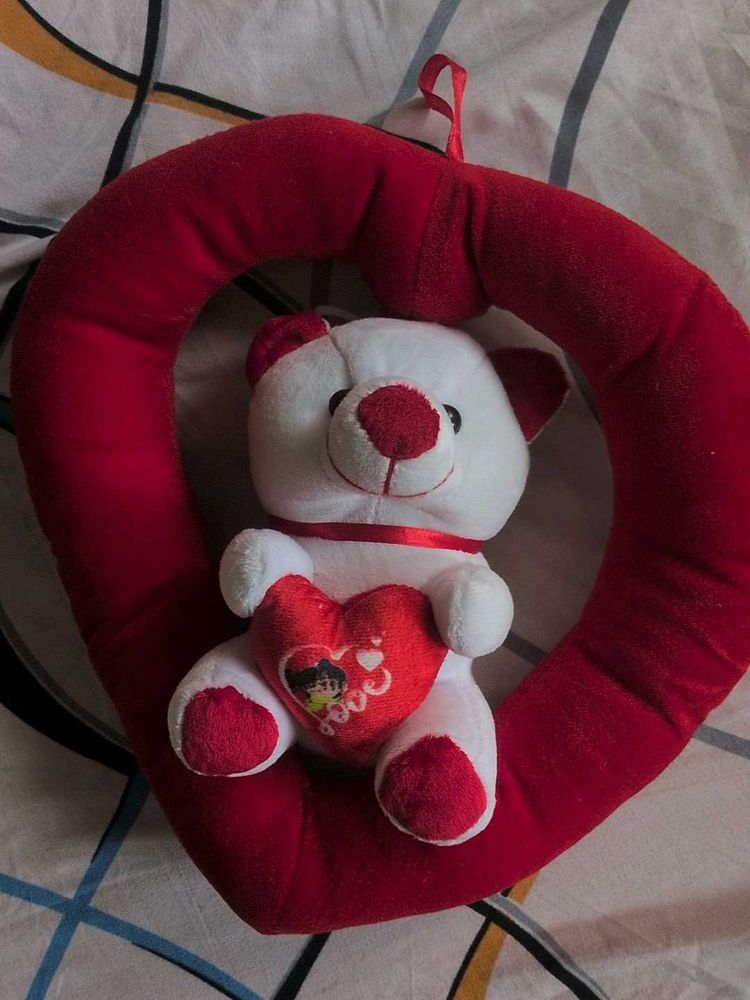 Cute Teddy Bear with Heart