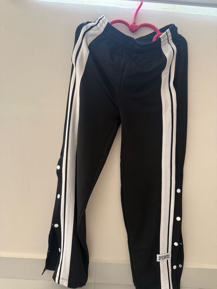 PINK Black Track Pants