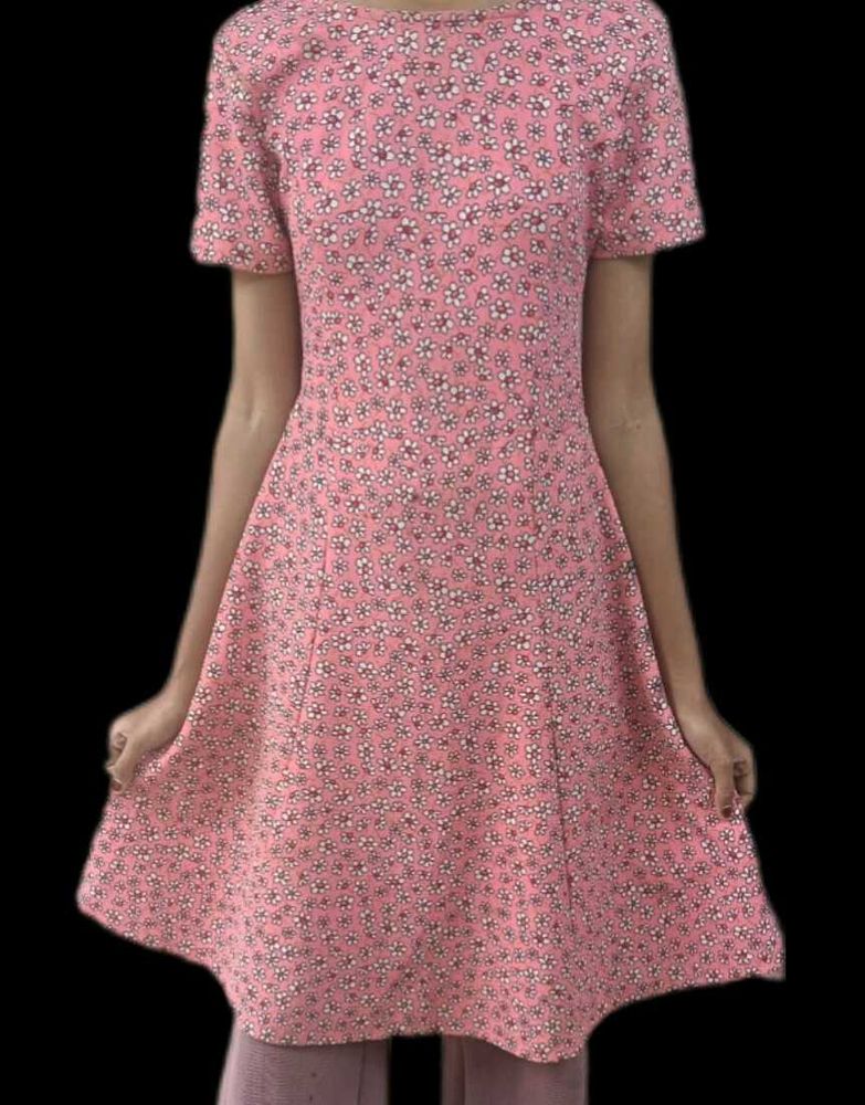 Pink Floral Mini Dress💓