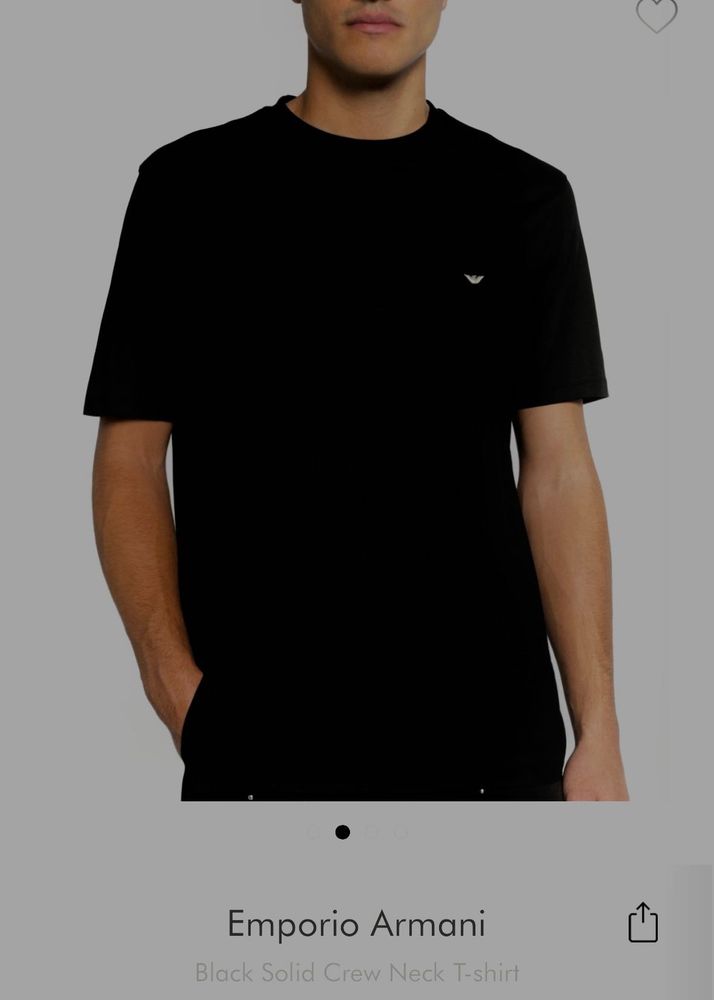 Authentic Emporio Armani Black T-Shirt