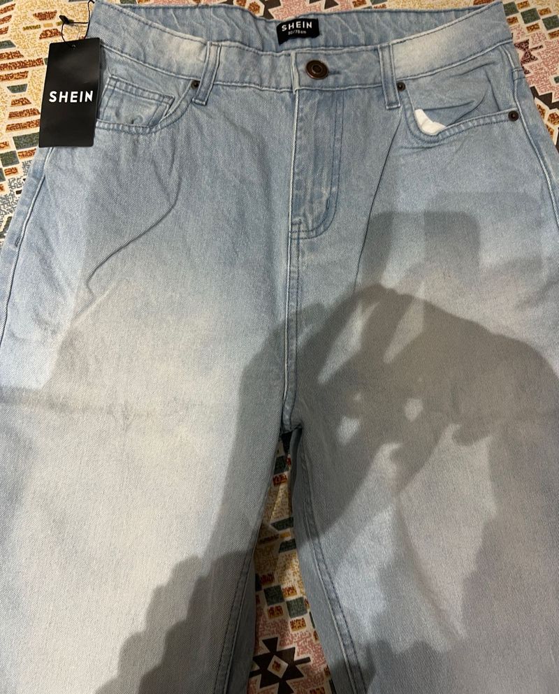Light Wash Wide Leg Jeans