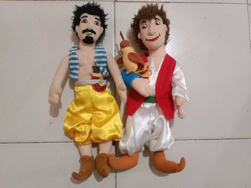 Aladdin &amp; Abu Plush Doll Set