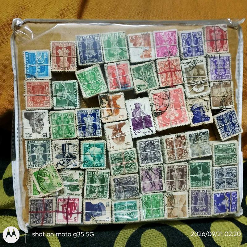 Vintage 5000 India Stamp Collection