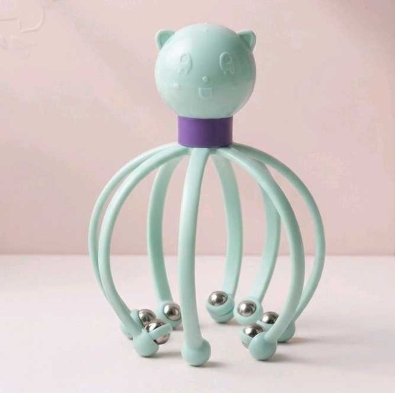 Cute Cat Head Scalp Massager
