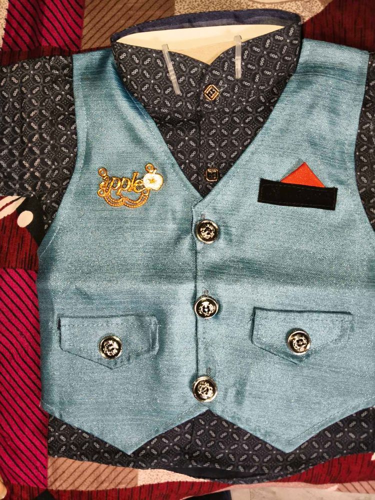 Boys Ethnic Nehru Jacket Set