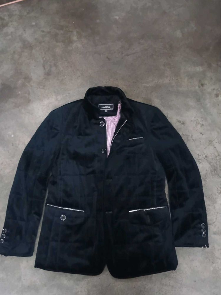Stylish Men's Navy Blue Blazer