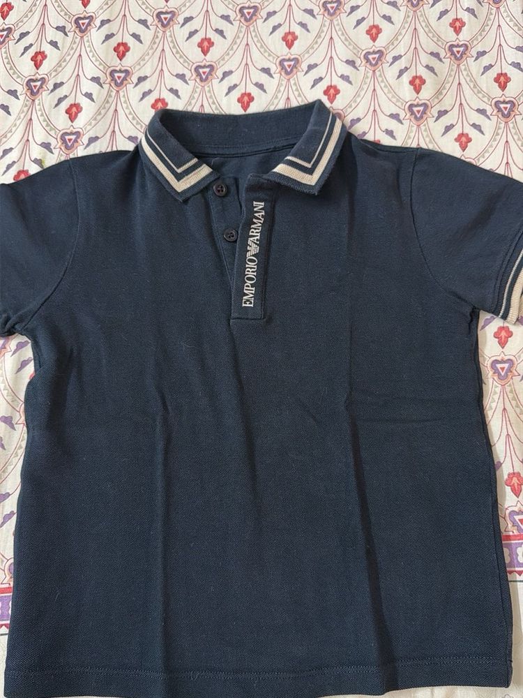 Emporio Armani Navy Polo Shirt