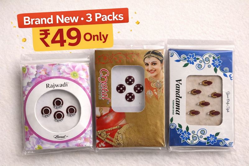 ✨Brand New Assorted Bindi Combo - 3