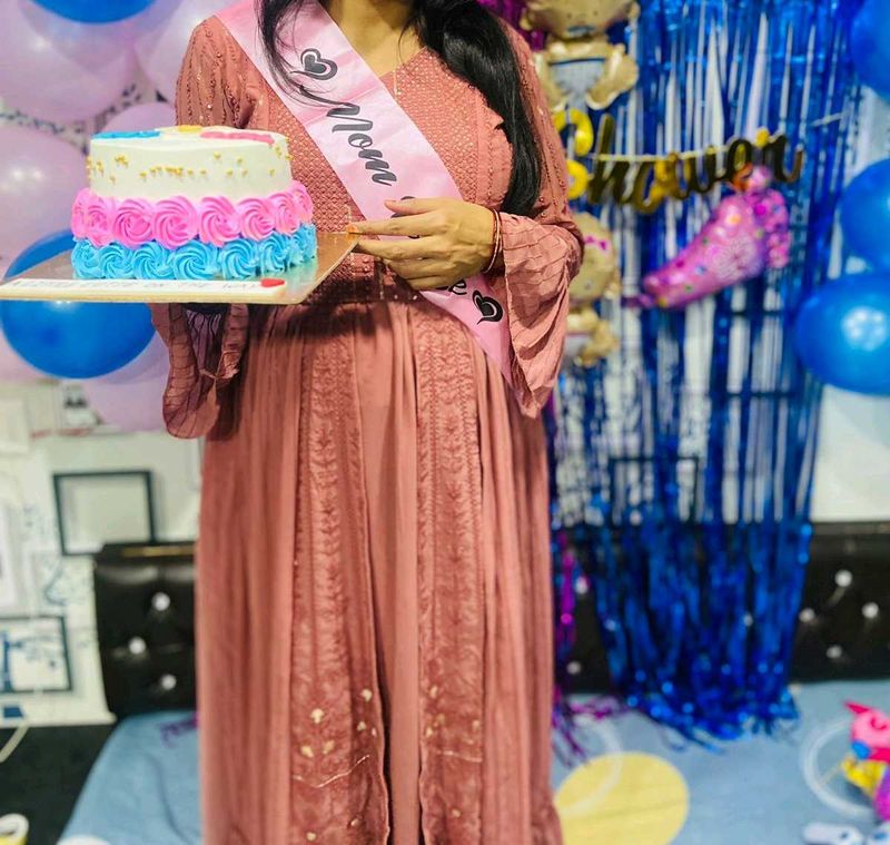 A Line Beautiful Gown Sequence Nd Thread Work 🥰