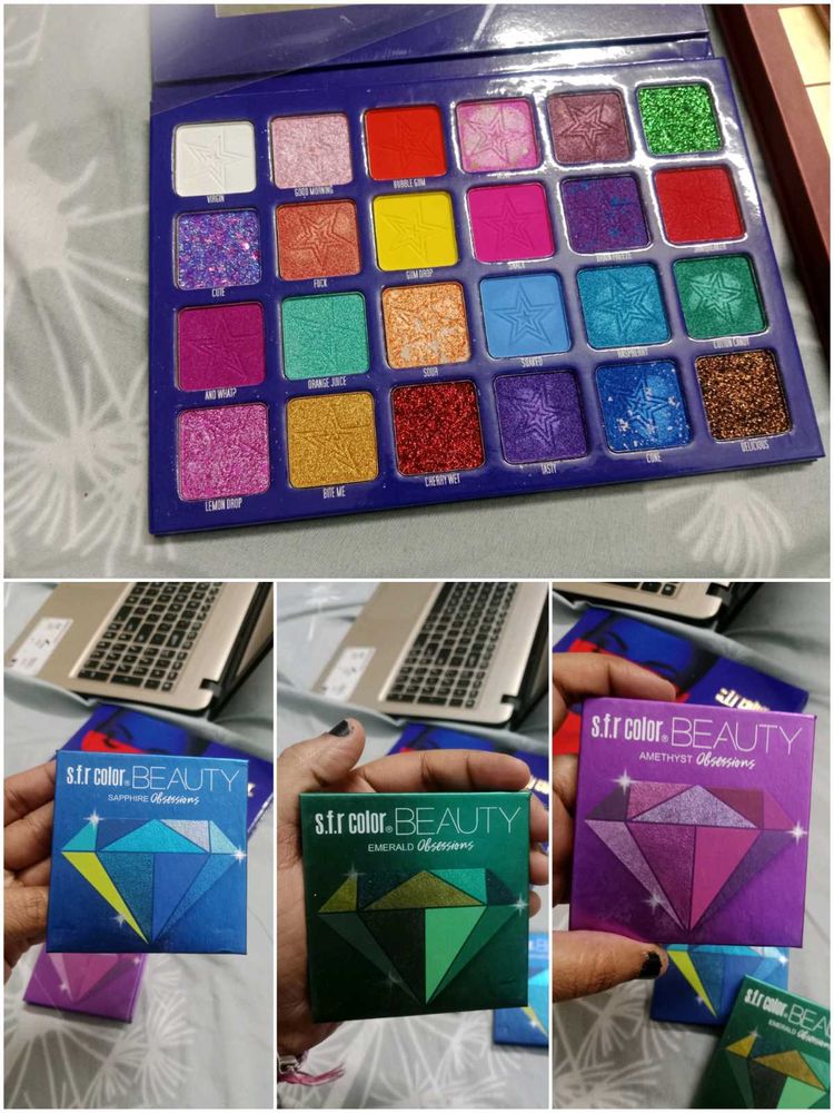 SFR Color Eyeshadow Palettes -4 pallets