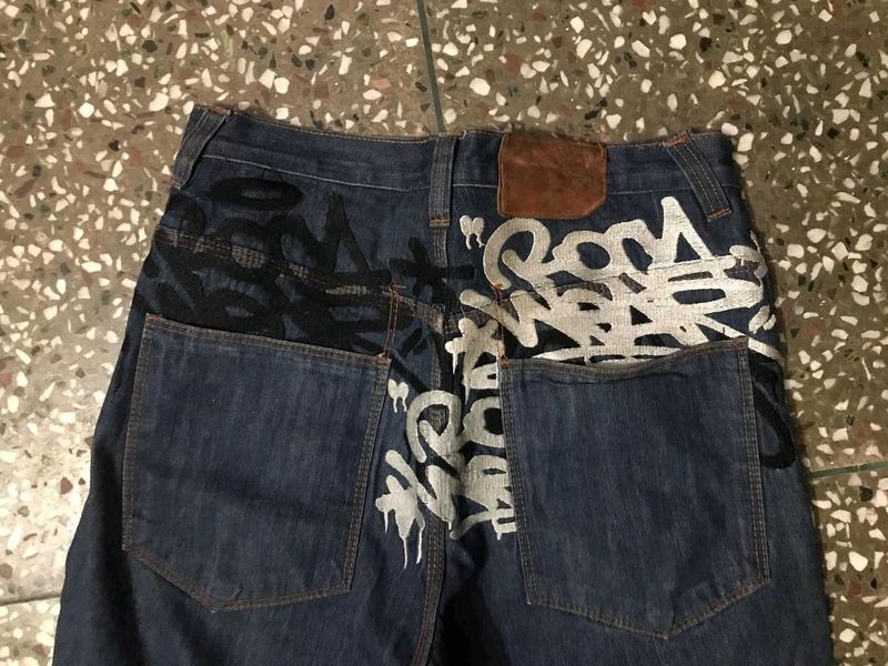Rocawear Y2K Hip-hop Raw Denim Jeans