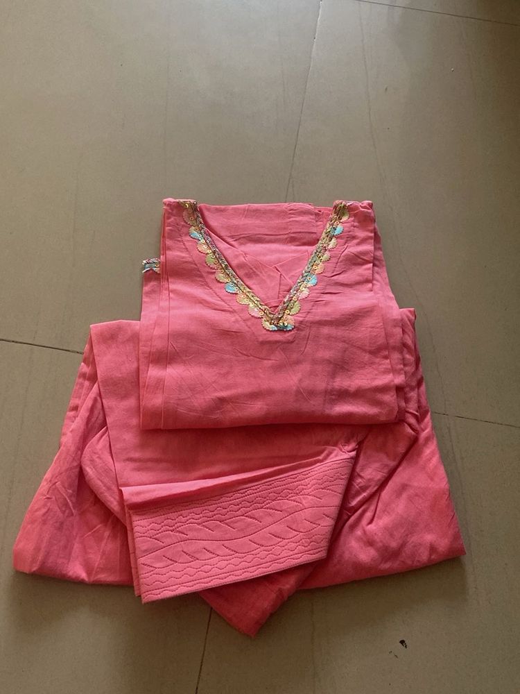 pink salwar suit