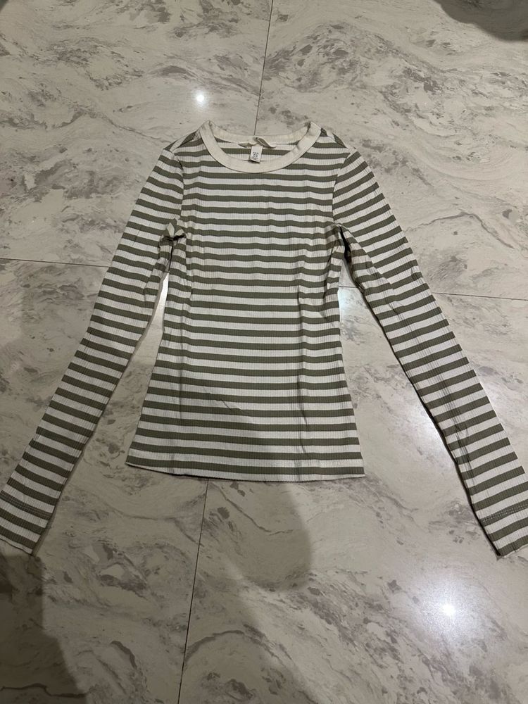 Striped Long Sleeve Top