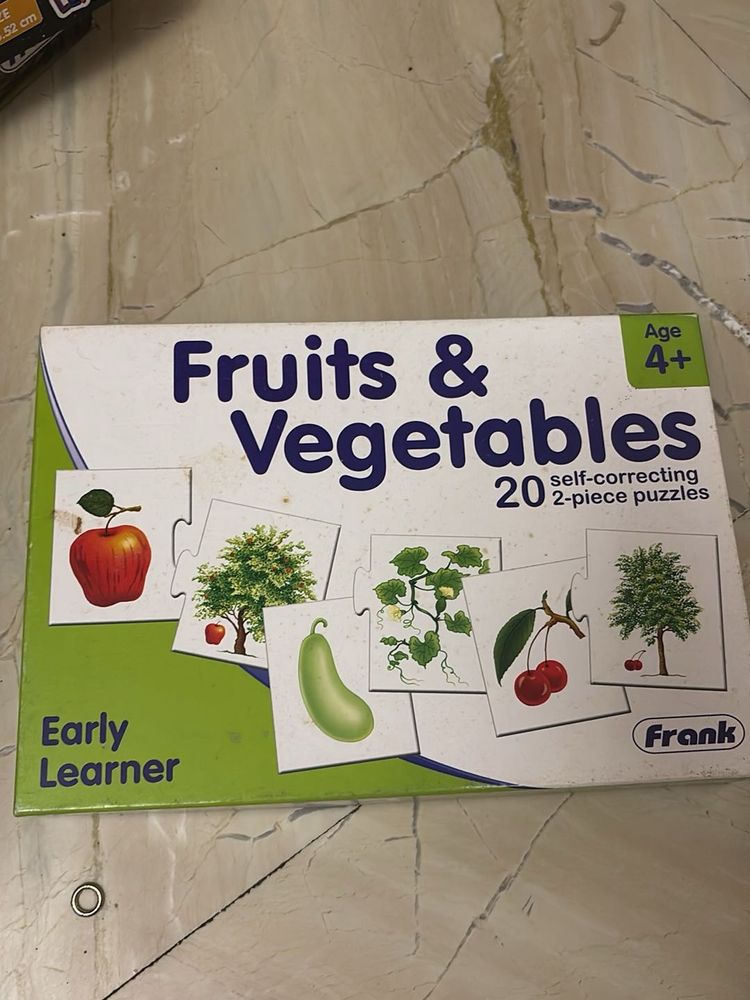Fruits &amp; Vegetables Puzzles for Kids
