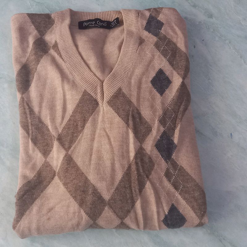 Full Sleeves Woolen Sweater For Men