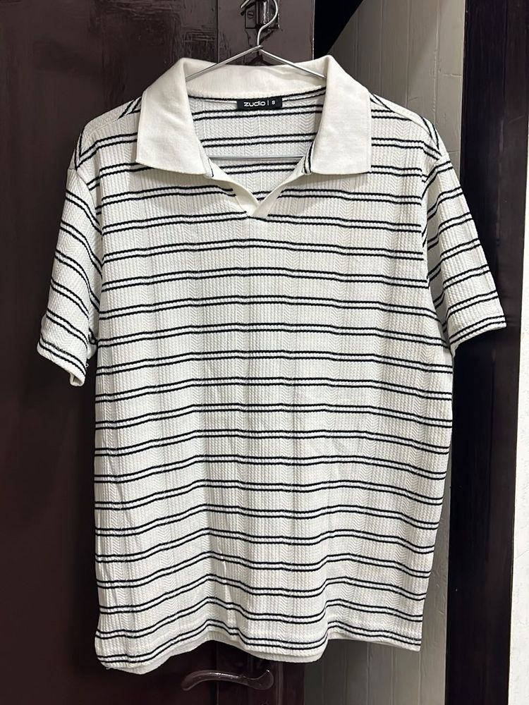 Striped Polo T-Shirt