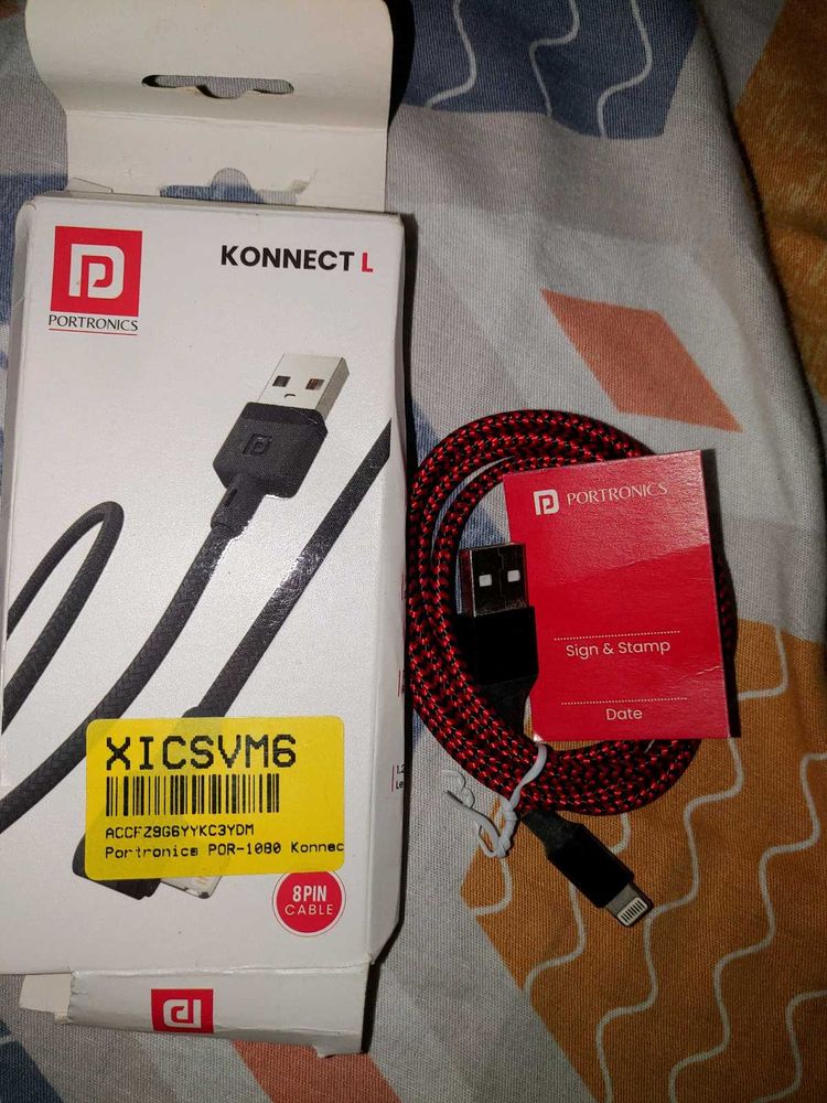 Portronics Konnect L USB Cable