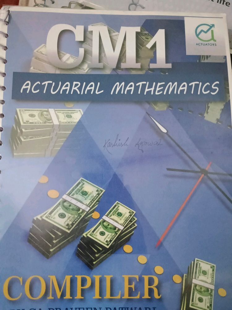 CM1 acturial Science Books (Acturial Mathematics)