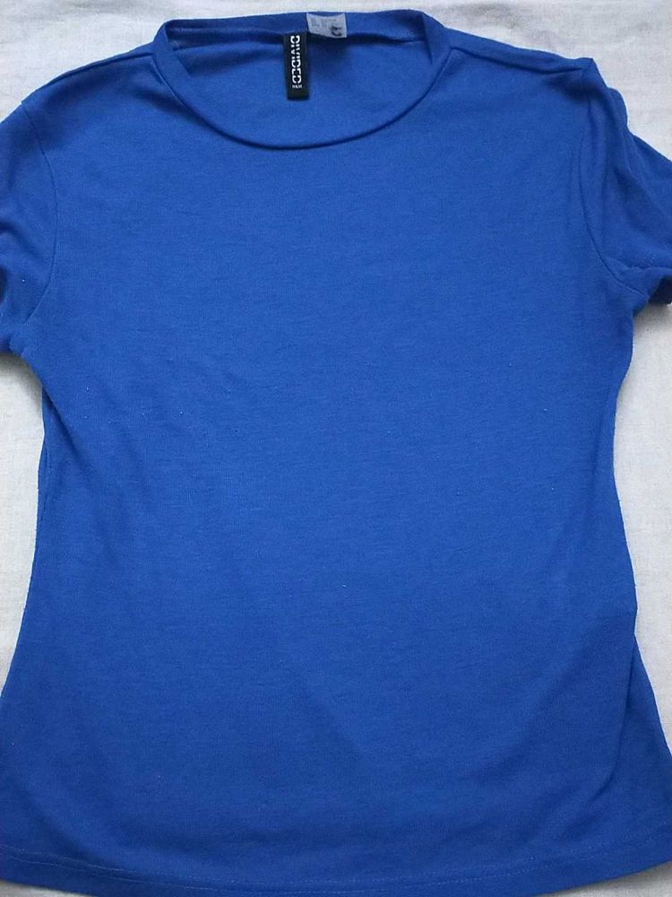 H&amp;M Basic Blue T-Shirt