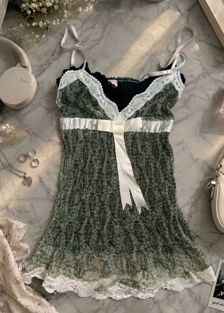 Lace Trim Cami Top Vintage