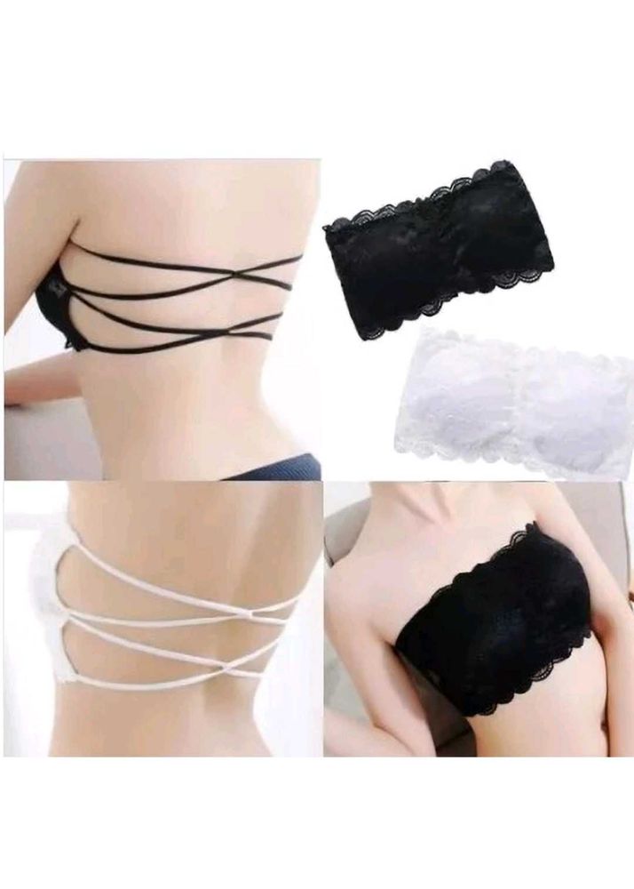 Lace Strappy Bandeau Bra