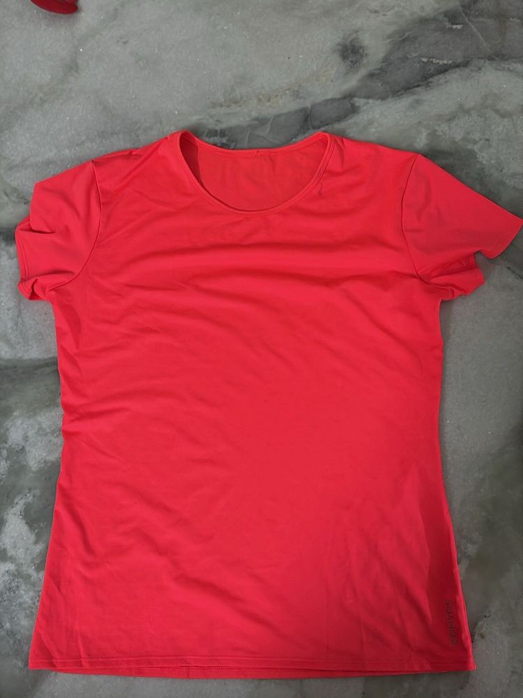 Vibrant neon red Short Sleeve T-Shirt
