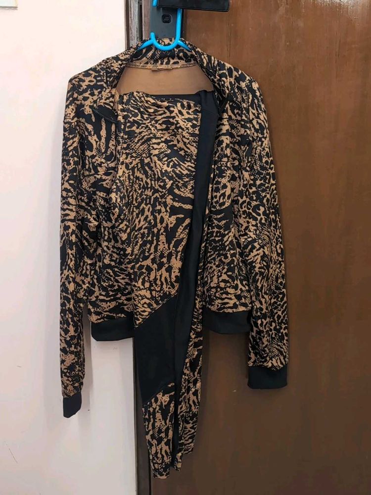 Stylish Animal Print Co-ord Set