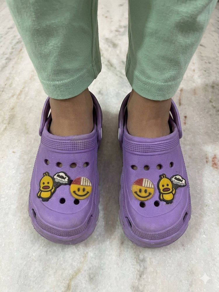 Cute Purple Clogs