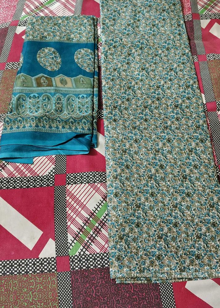 5 metar with dupptta alowwer unstitched suit