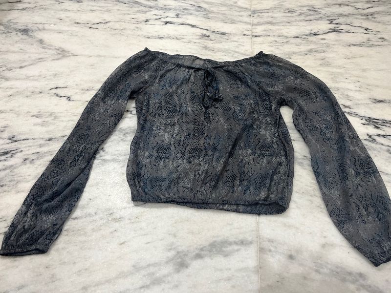 Georgette Net Top