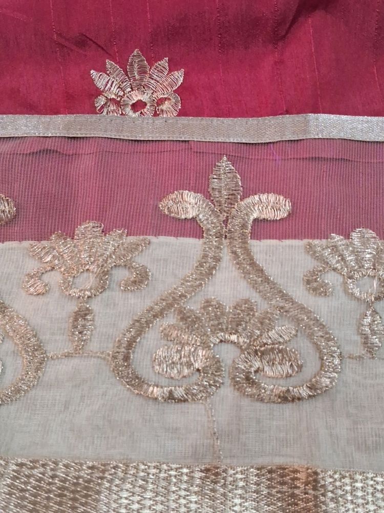 Art Silk Saree With    Blouse