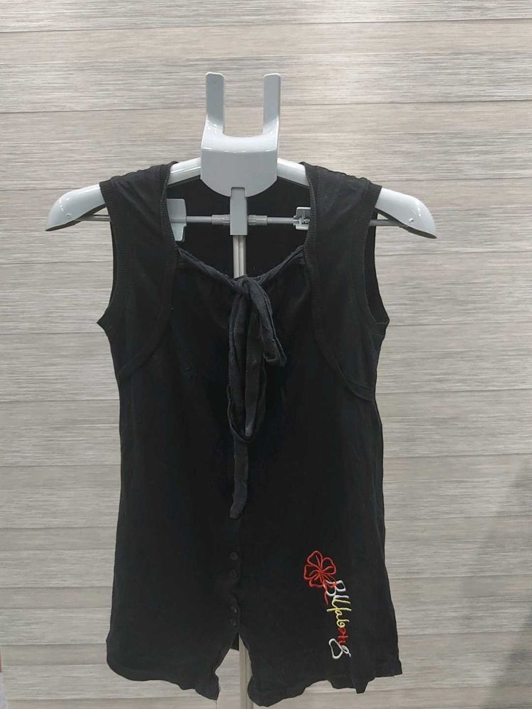 Billabong Black Sleeveless Top