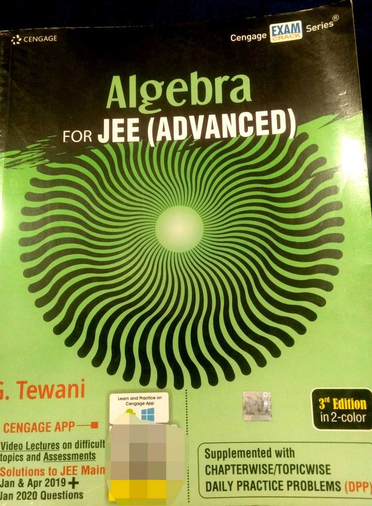 Algebra for JEE Advanced by G. Tewani