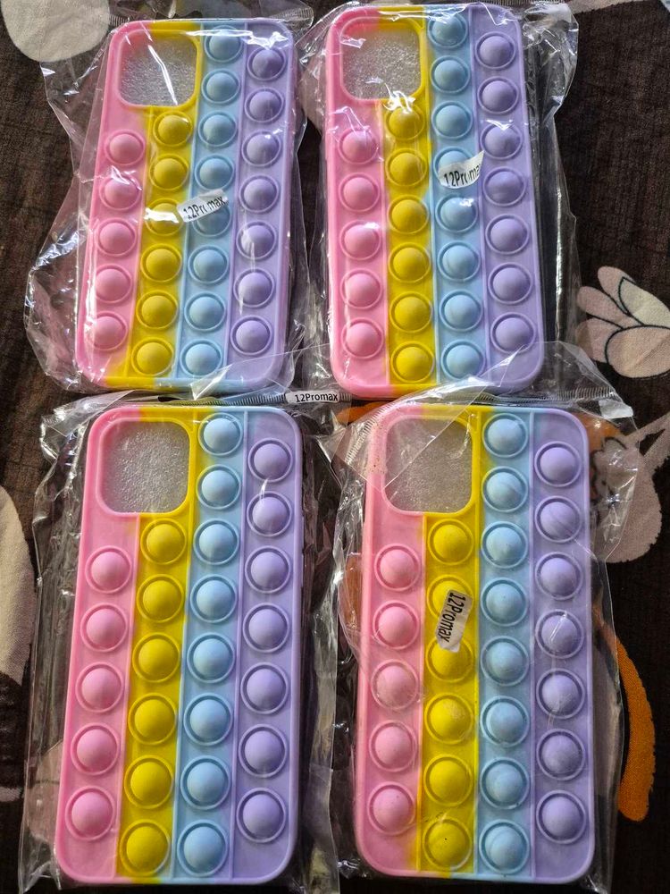 Pop It Rainbow iPhone Case 4pc iphone12pro Max