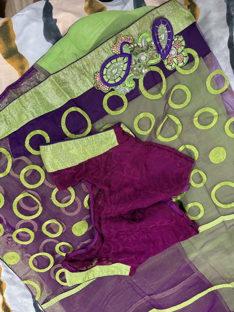 Beautiful Saree with Blouse (36 Inch)