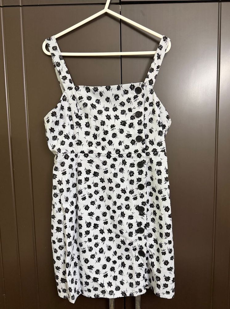 Floral Print Button-Up Dress