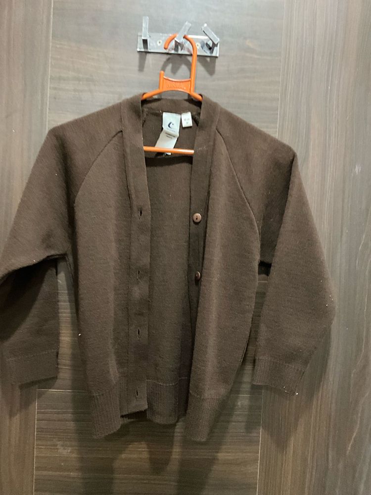 Brown Cardigan Sweater 🤎