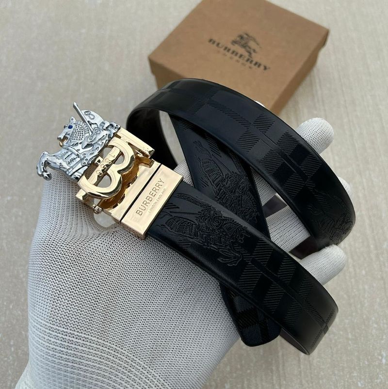 Burberry Belt with Horse Knight Buckle