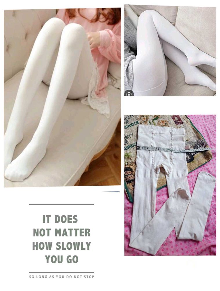 White Leggings/Tights more strachible