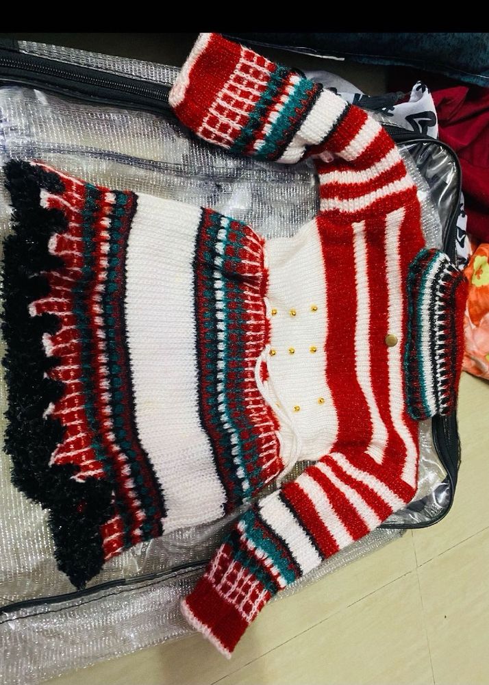 Handmade Knitted Kurta Top
