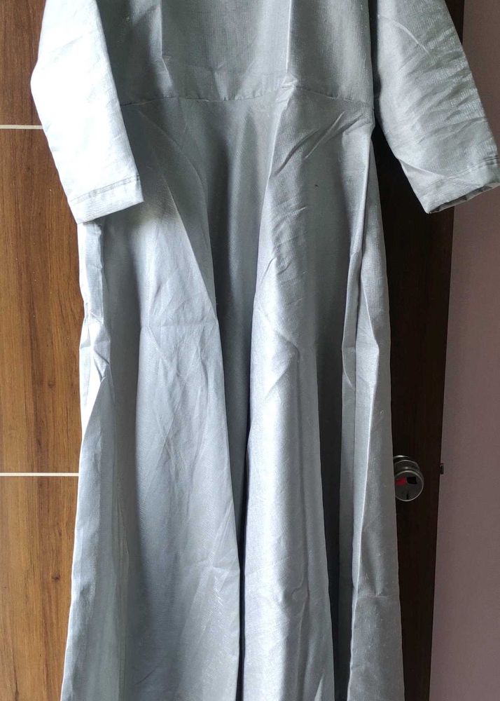 Blue/Gray Maxi Dress