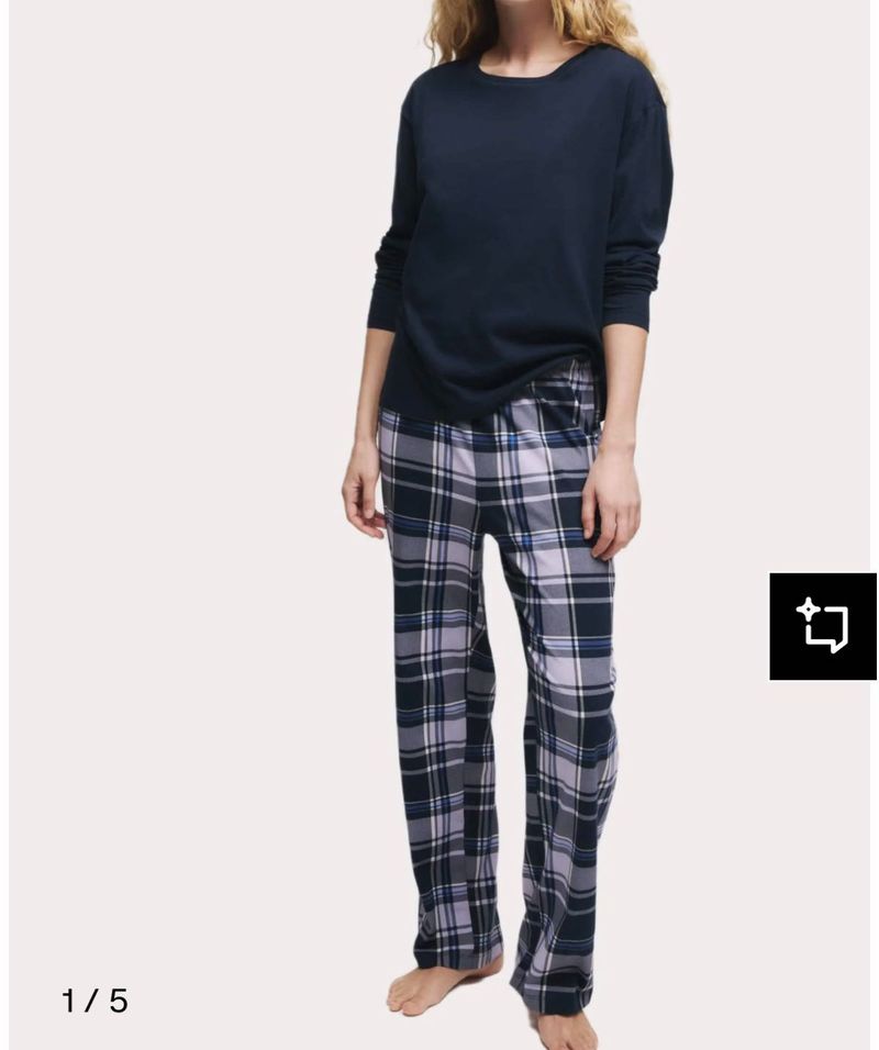 M&amp;S Plaid Pajama Set