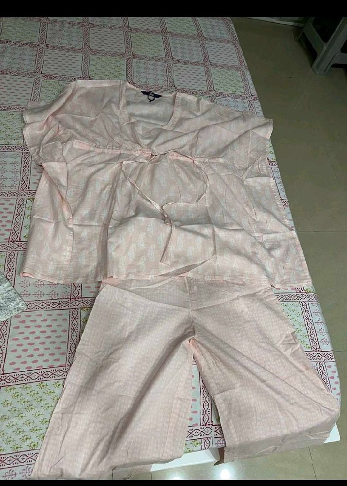 libas Comfortable Pink Pajama Set